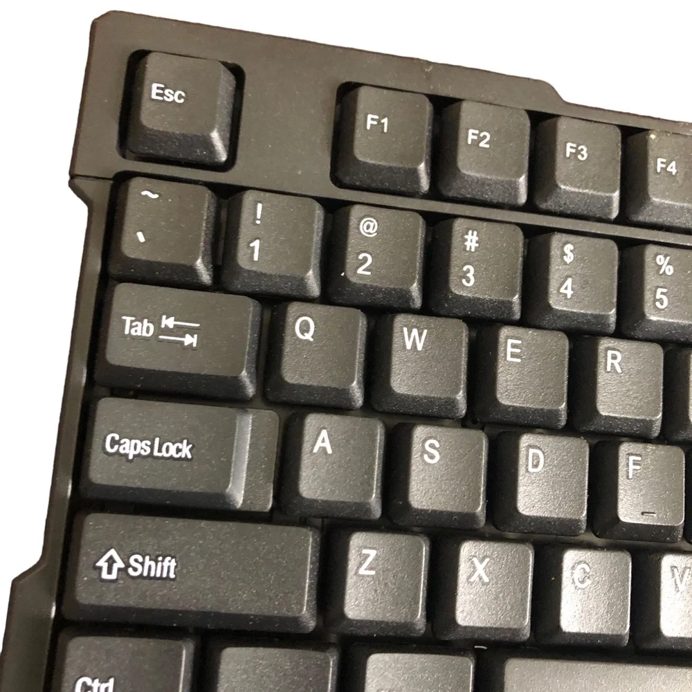 Computer Keyboard AST USB Keyboard KIN 16 with AST Mouse-Black
